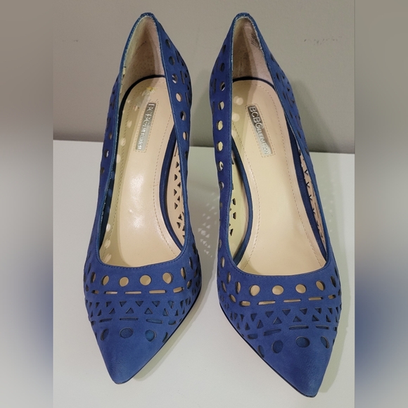 BCBGeneration Cut-Out Leather Heels - Picture 10 of 11